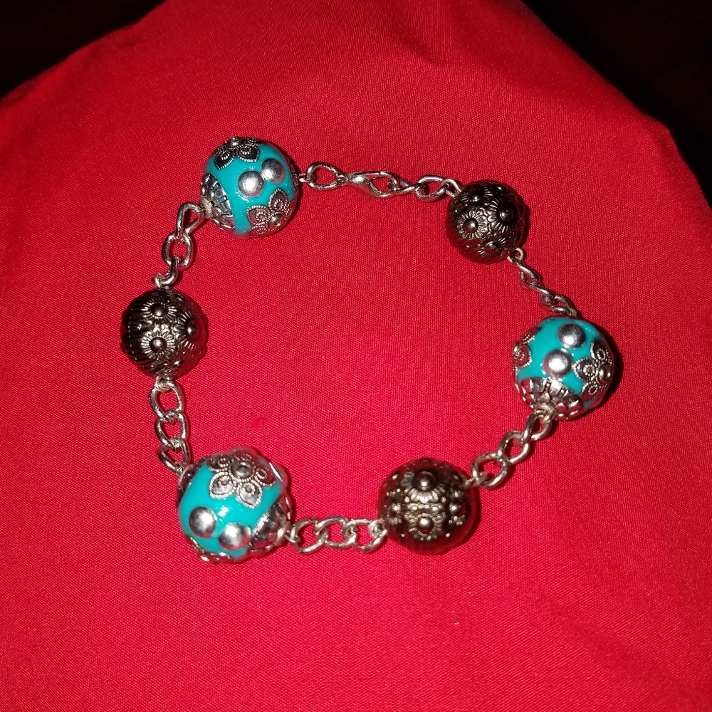 A turquoise bracelet